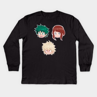 Boku no hero academia Kids Long Sleeve T-Shirt